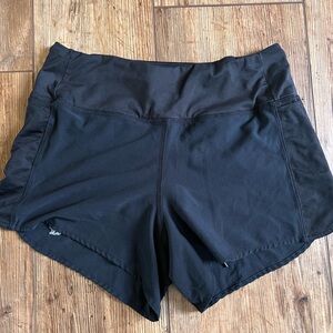 Sleek Black Women's Athletic Shorts